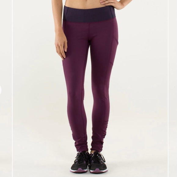 ❌SOLD❌Lululemon Speed Tight Cozy Plum - Picture 2 of 7
